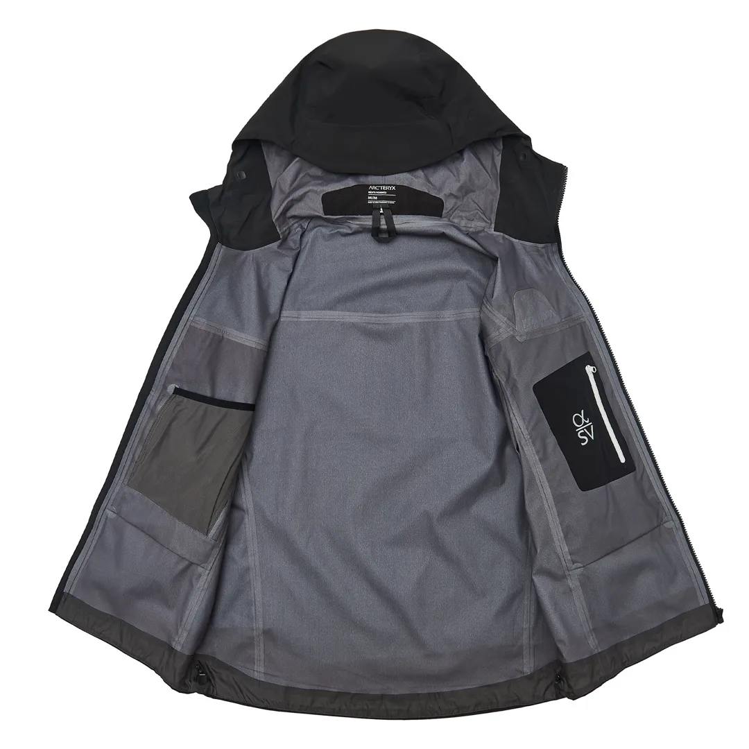 Alpha SV GORE-TEX Hooded Shell Jacket D38022660 — view 2