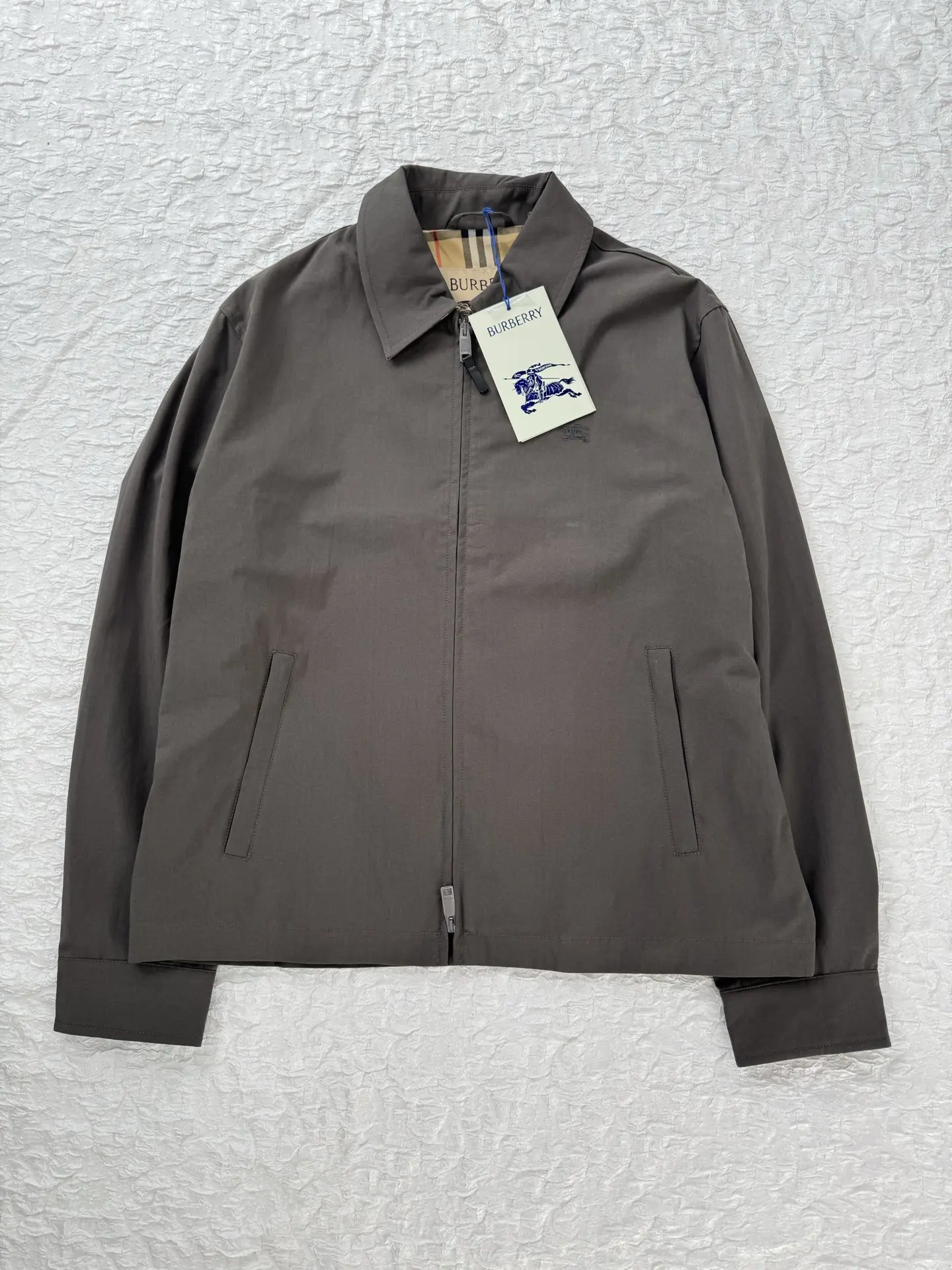 Embroidered Logo Harrington Jacket D38019823 — view 3