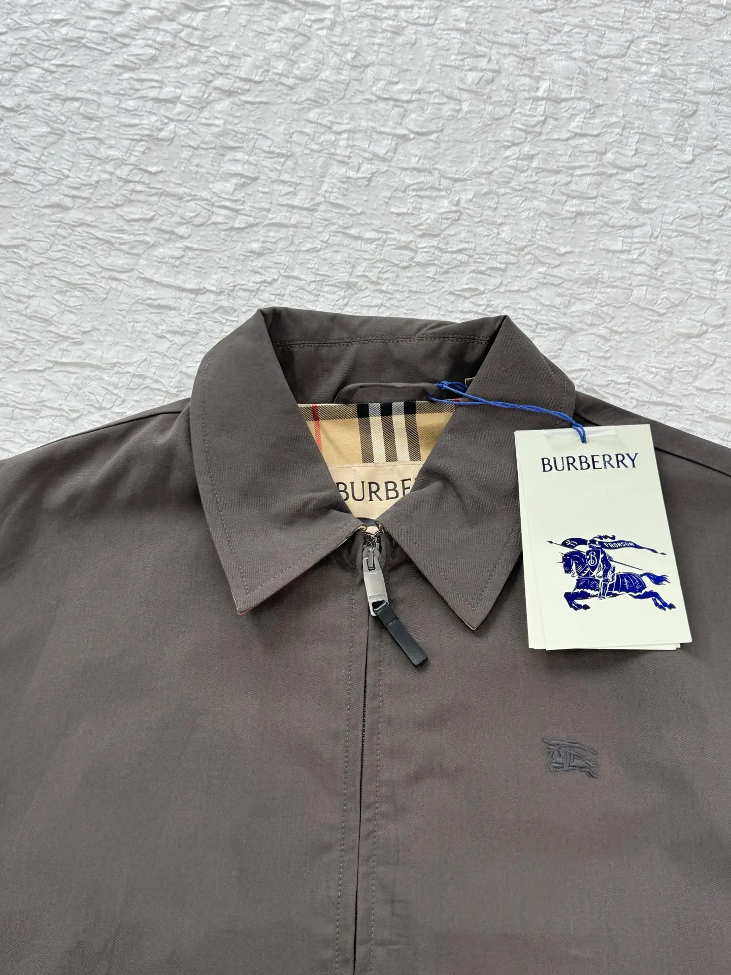 Embroidered Logo Harrington Jacket D38019823 — view 4