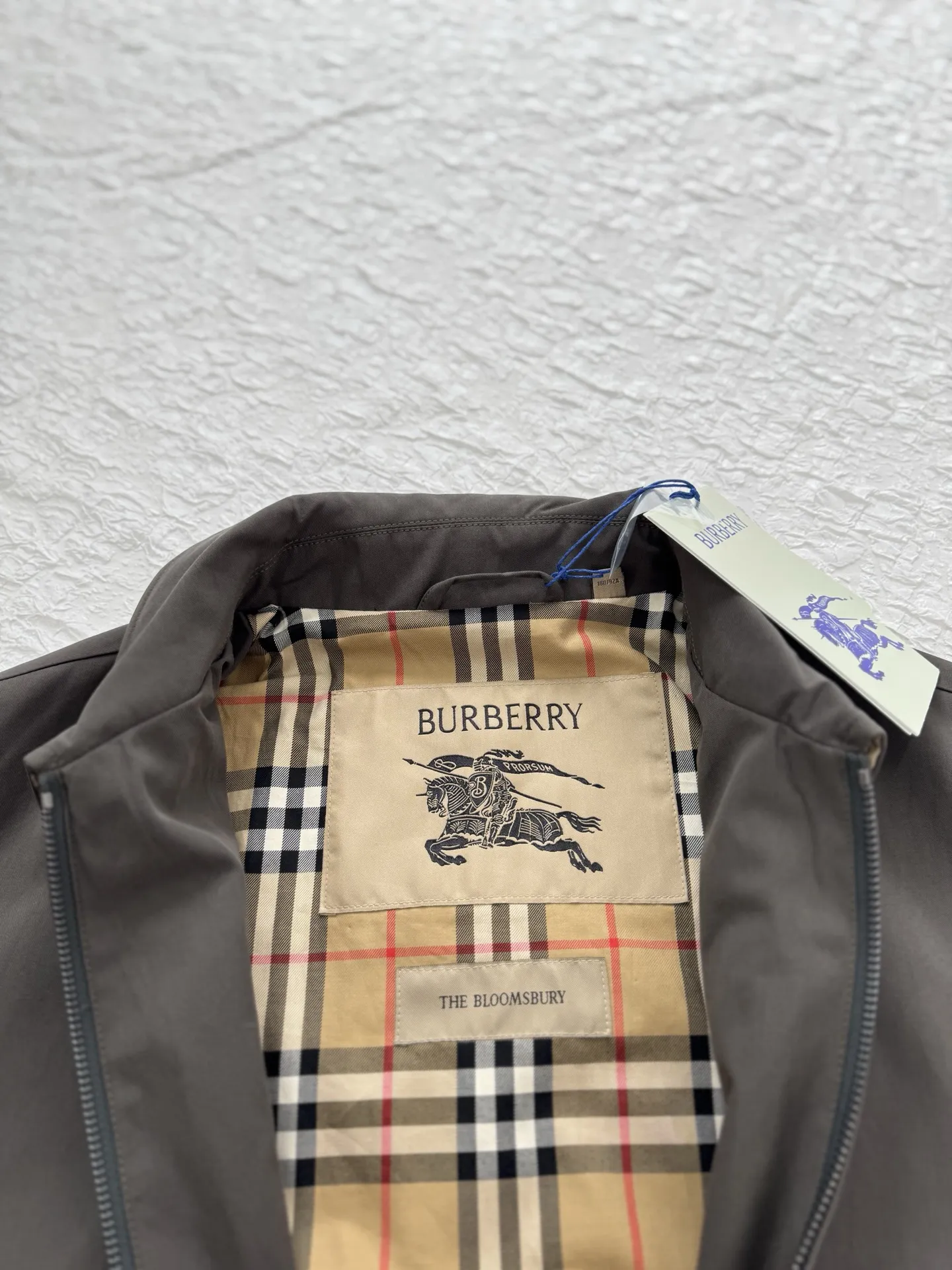 Embroidered Logo Harrington Jacket D38019823 — view 7