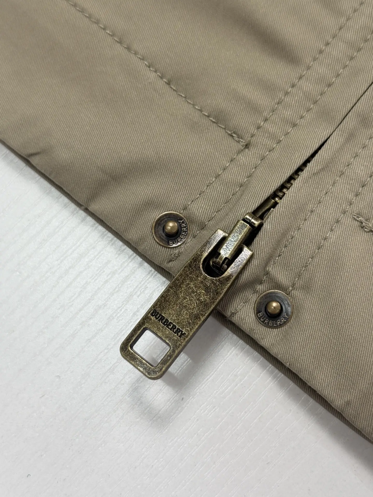 Leather-Collar Embroidered Knight Work Jacket D38019952 — view 13