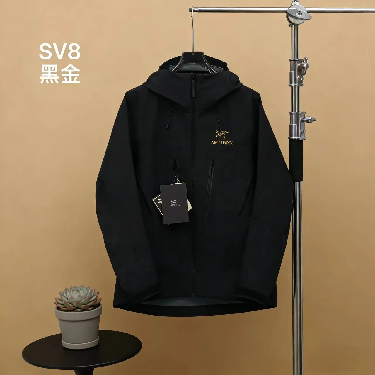 Alpha SV GORE-TEX Hooded Shell Jacket D38021396 — view 6