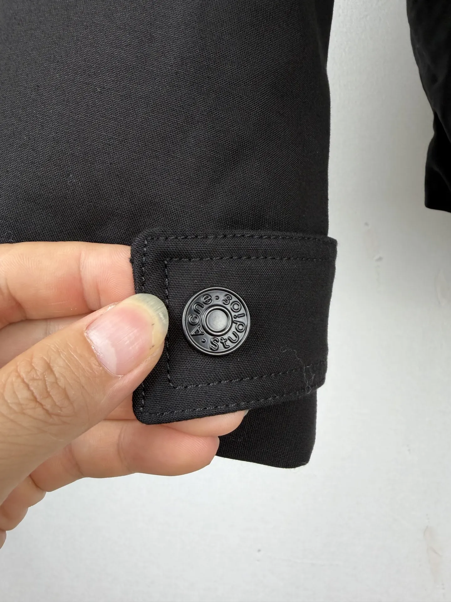 Leather-Trimmed Padded Woven Jacket D38520008 — view 8