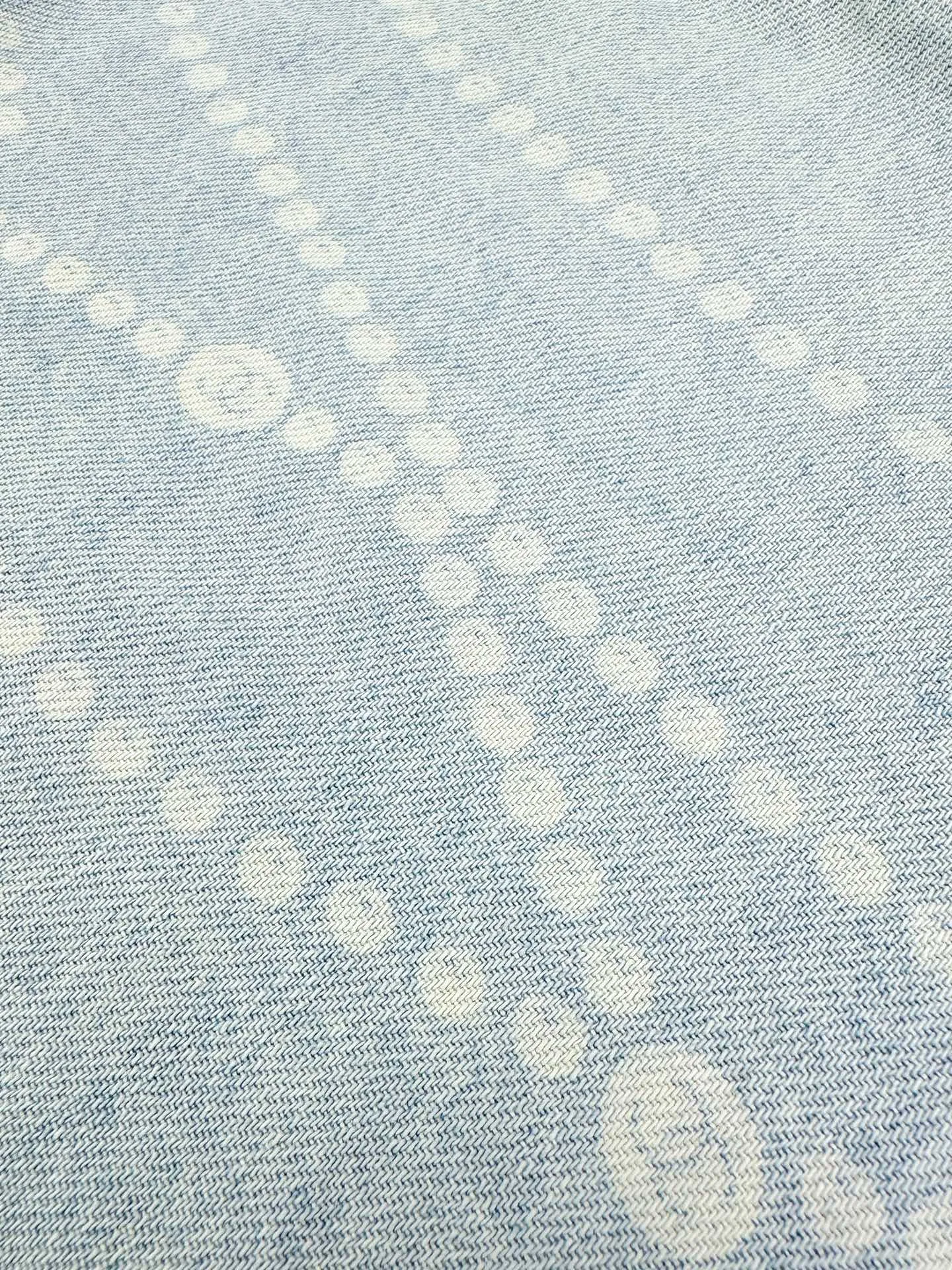 Laser-Etched Pearl Motif Denim Shirt D38523478 — view 5