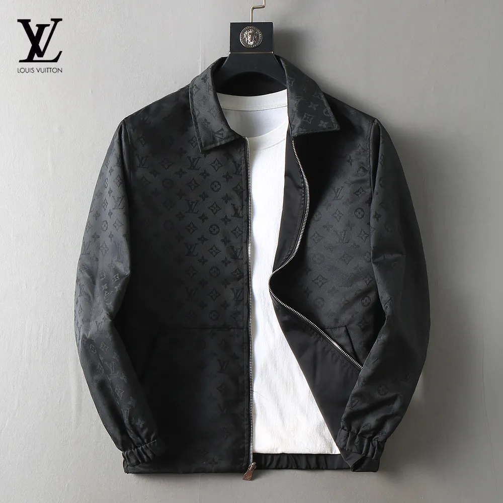 Monogram Jacquard Zip-Up Harrington Jacket D39023334