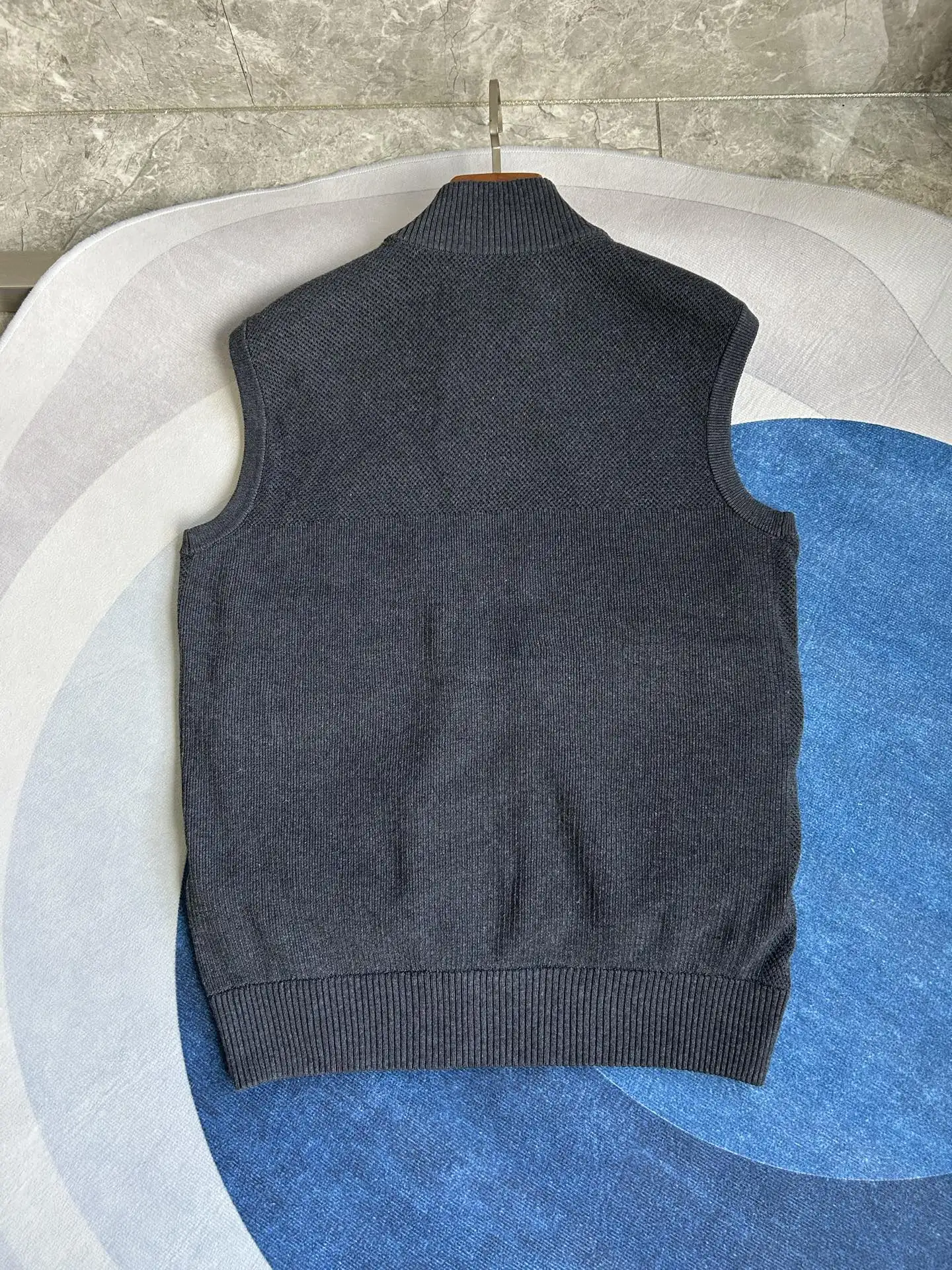 HyBridge Knit Gilet with Down-Filled Panels D40022730 — view 6