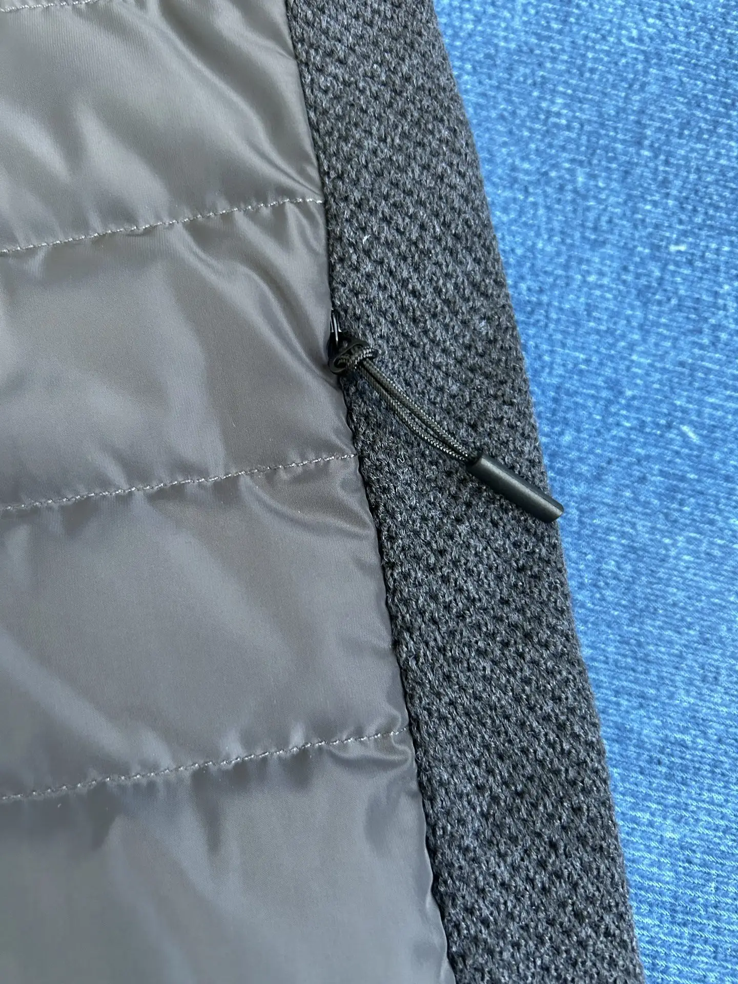HyBridge Knit Gilet with Down-Filled Panels D40022730 — view 15