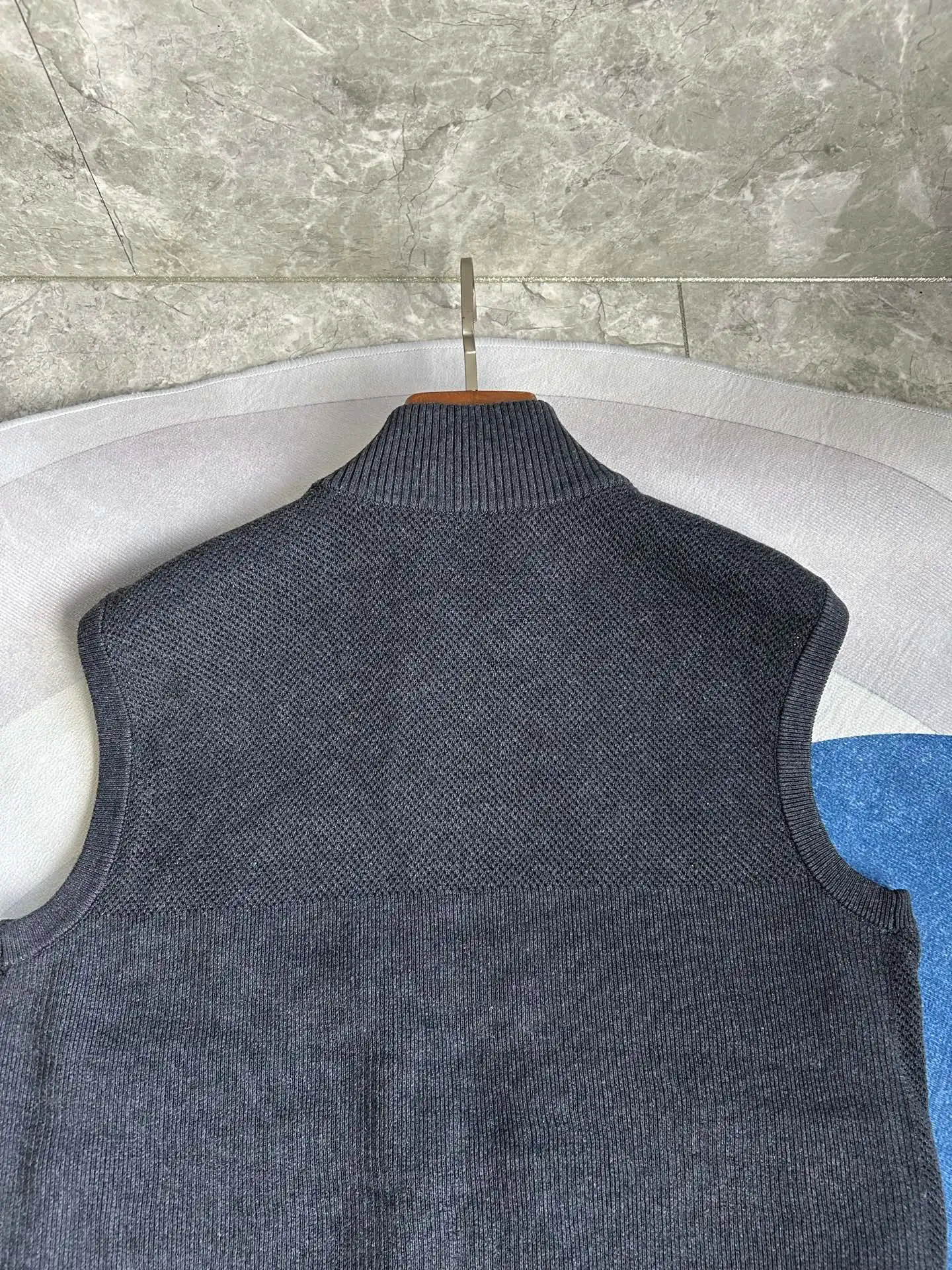 HyBridge Knit Gilet with Down-Filled Panels D40022730 — view 17