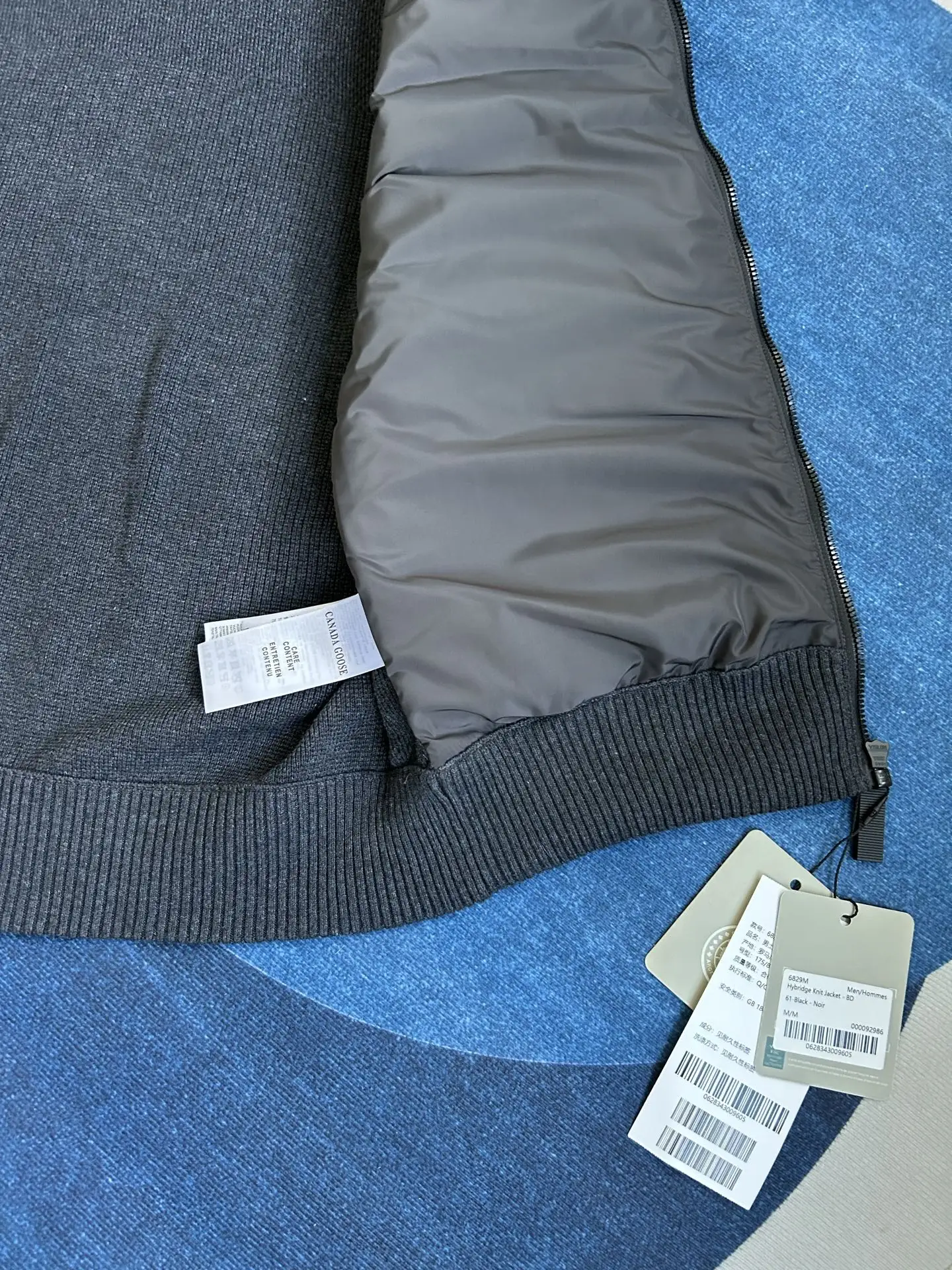 HyBridge Knit Gilet with Down-Filled Panels D40022730 — view 19