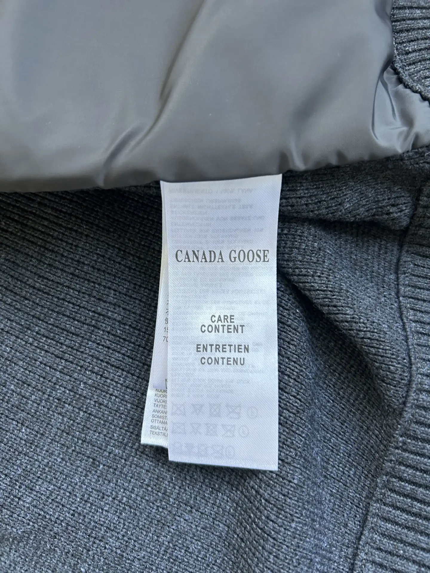 HyBridge Knit Gilet with Down-Filled Panels D40022730 — view 21