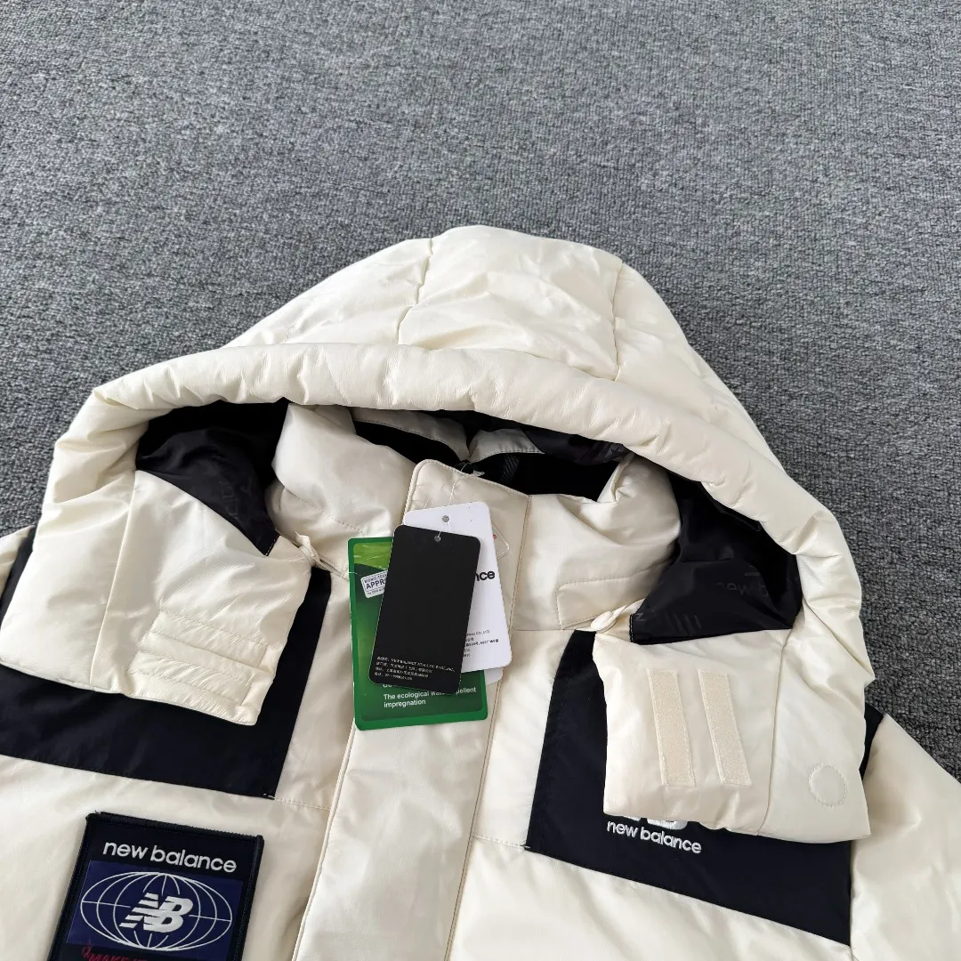 New Balance Hooded Down Puffer Jacket D40023488 — view 3