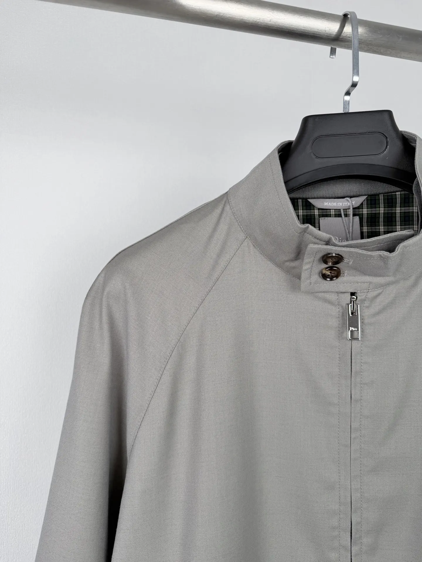 Dior Embroidered Wool-Blend Harrington Jacket D40020095 — view 6