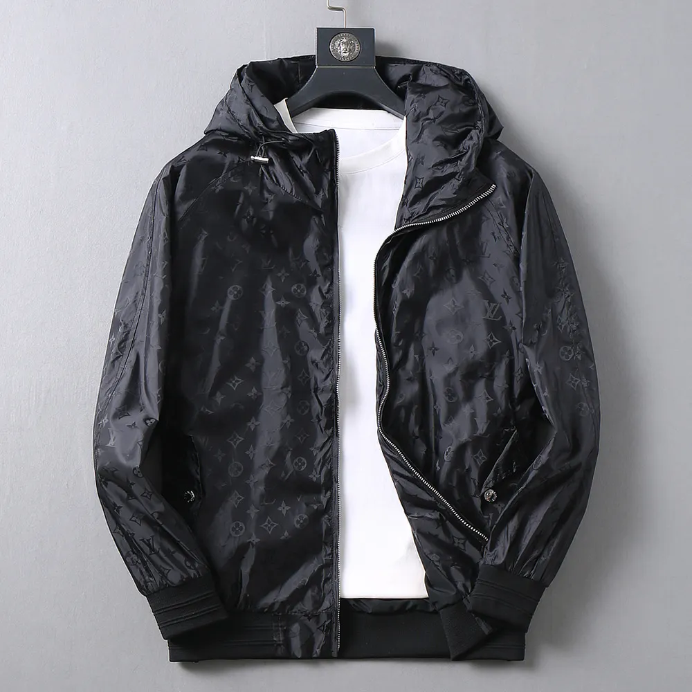 Monogram Jacquard Hooded Windbreaker Jacket D40023350