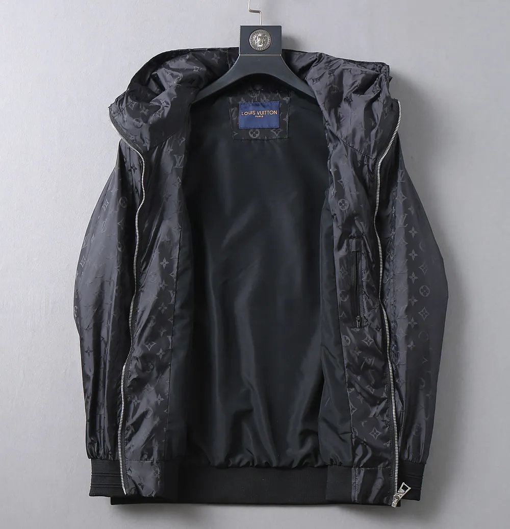 Monogram Jacquard Hooded Windbreaker Jacket D40023350 — view 3