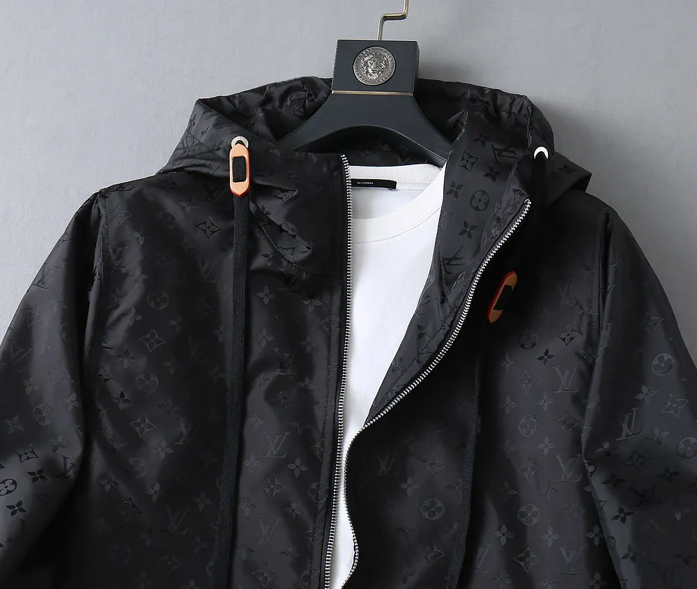 Monogram Jacquard Hooded Windbreaker Jacket D40023326 — view 5