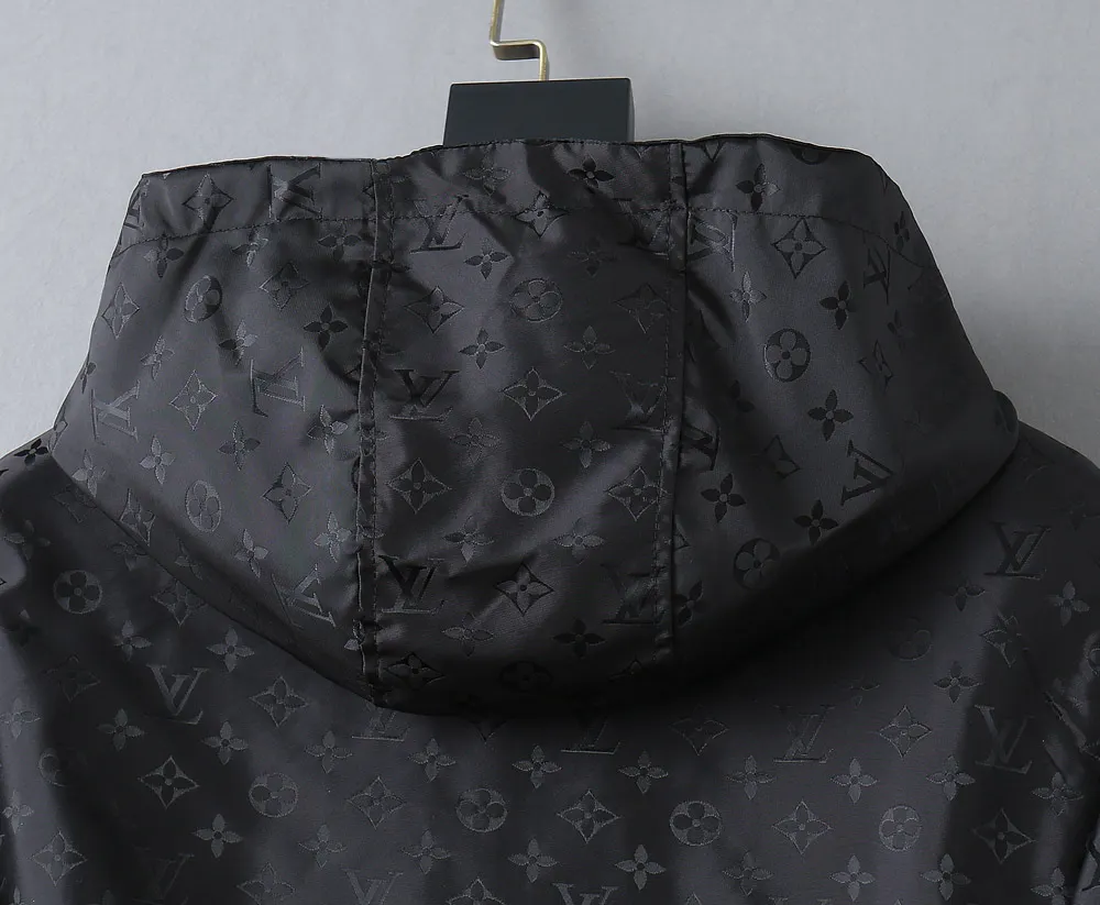 Monogram Jacquard Hooded Windbreaker Jacket D40023326 — view 14
