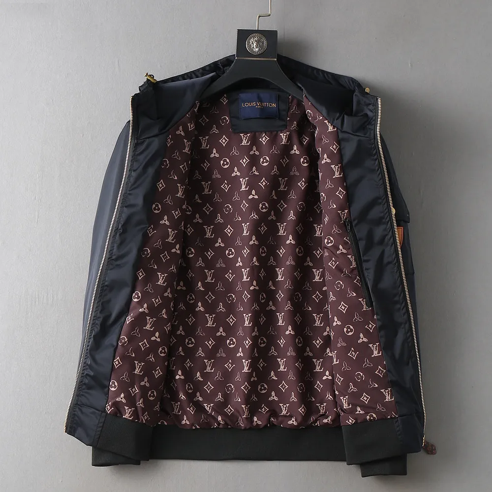 Logo Patch Hooded Bomber Jacket D40023329 — view 4