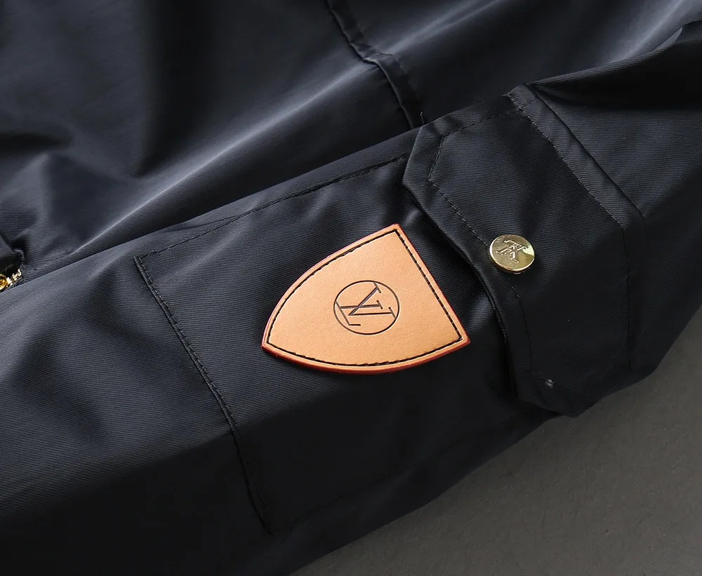 Logo Patch Hooded Bomber Jacket D40023329 — view 6