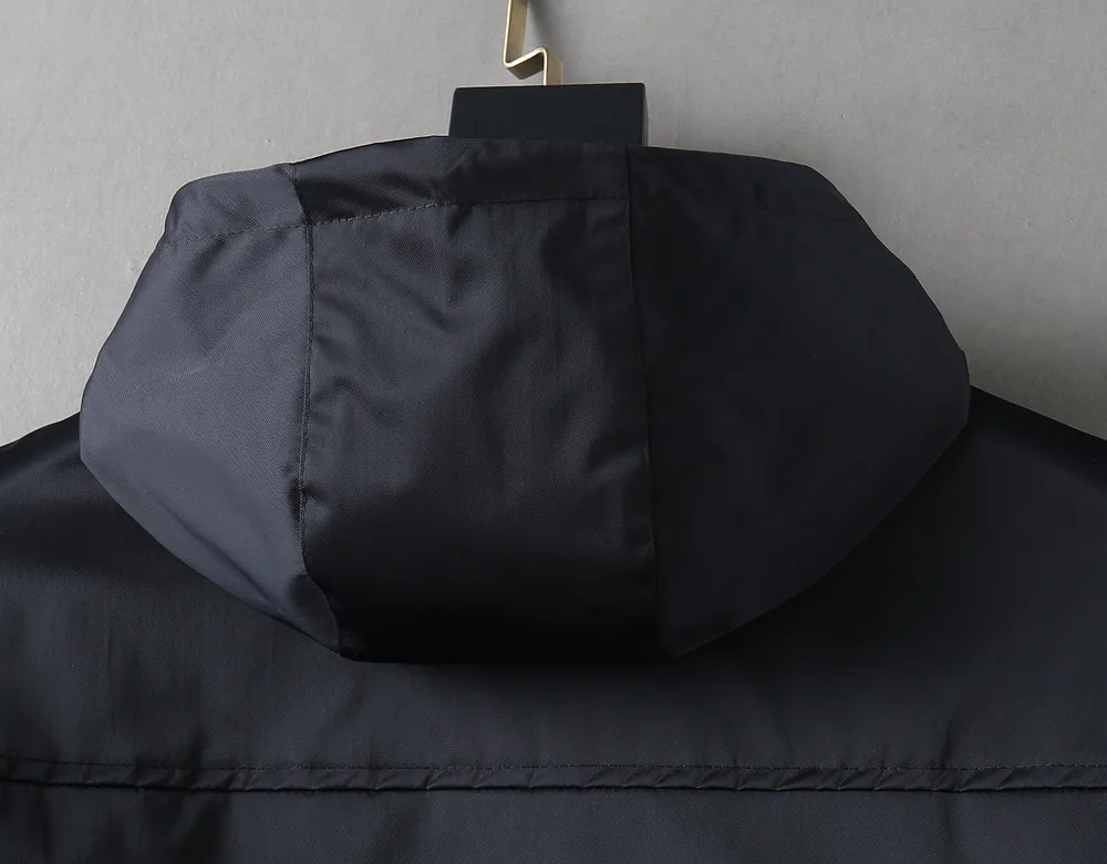 Logo Patch Hooded Bomber Jacket D40023329 — view 14