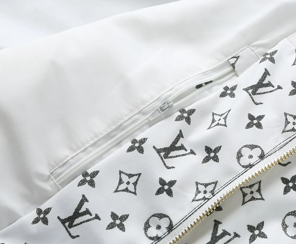 Monogram Print Hooded Windbreaker Jacket D40023321 — view 11
