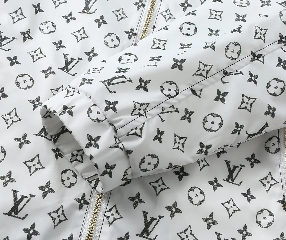 Monogram Print Hooded Windbreaker Jacket D40023321 — view 15