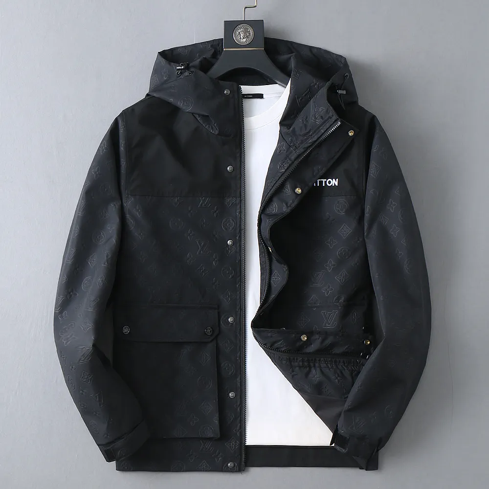 Monogram Embossed Hooded Jacket D40023317