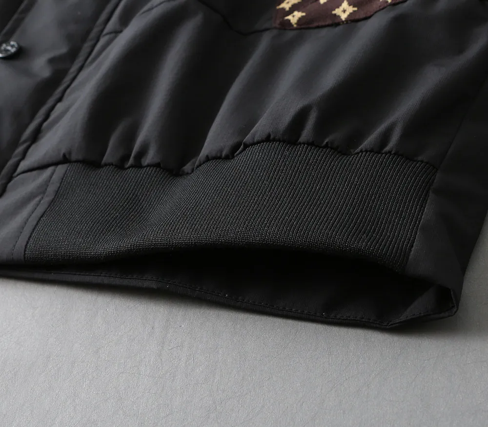 Monogram Panel Hooded Windbreaker Jacket D40023318 — view 12