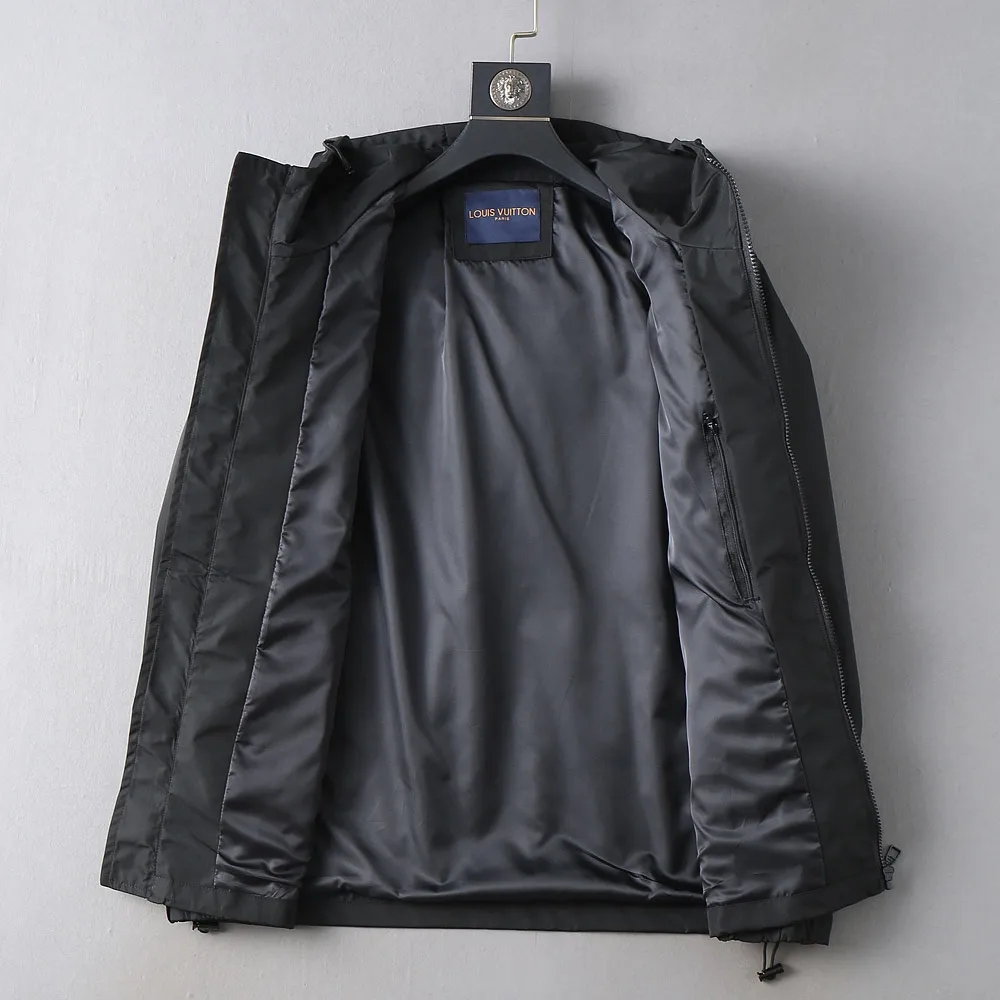 Mesh-Panel Hooded Windbreaker Jacket D40023346 — view 3