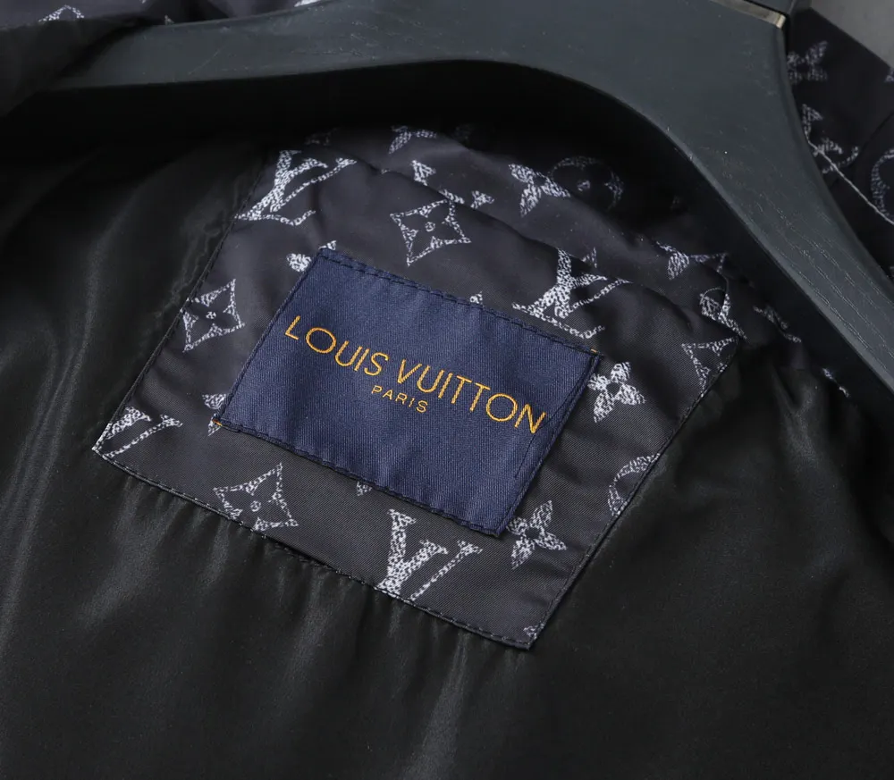 Monogram Print Hooded Windbreaker Jacket D40023322 — view 7