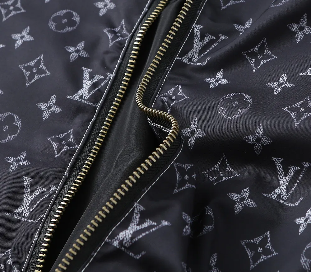 Monogram Print Hooded Windbreaker Jacket D40023322 — view 13