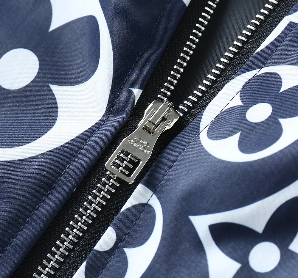 Monogram Print Hooded Windbreaker Jacket D40023340 — view 5