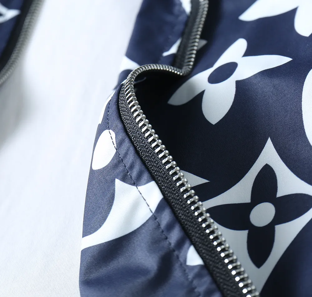 Monogram Print Hooded Windbreaker Jacket D40023340 — view 9