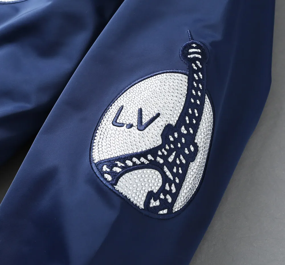 Logo Patch Varsity Bomber Jacket D40023319 — view 7