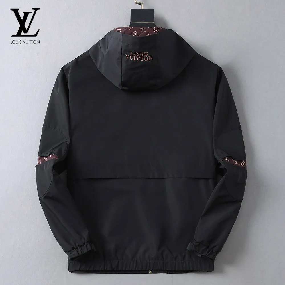 Monogram Lined Hooded Windbreaker Jacket D40023316 — view 2