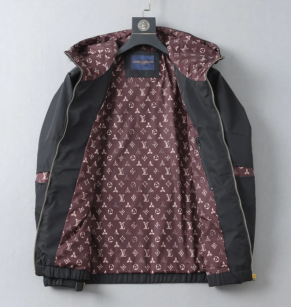 Monogram Lined Hooded Windbreaker Jacket D40023316 — view 3