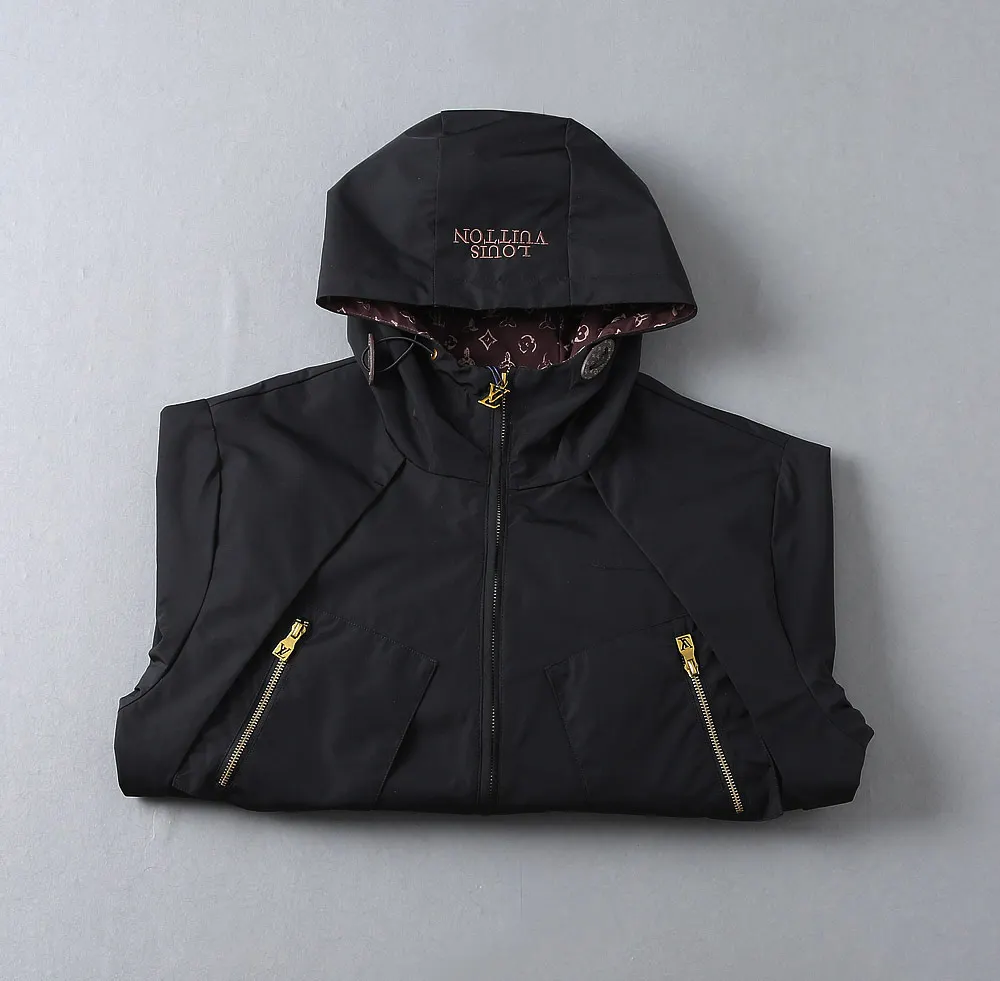 Monogram Lined Hooded Windbreaker Jacket D40023316 — view 4