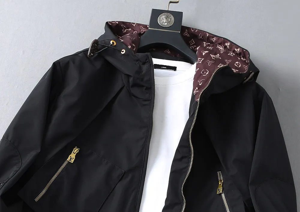 Monogram Lined Hooded Windbreaker Jacket D40023316 — view 5