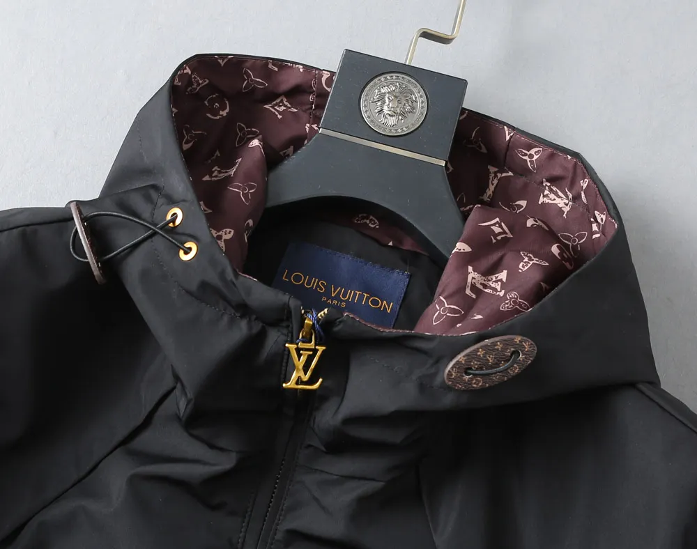 Monogram Lined Hooded Windbreaker Jacket D40023316 — view 6