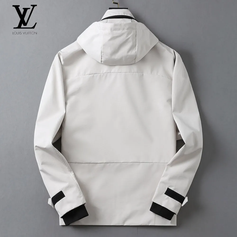 Hooded Technical Windbreaker Jacket D40023330 — view 2