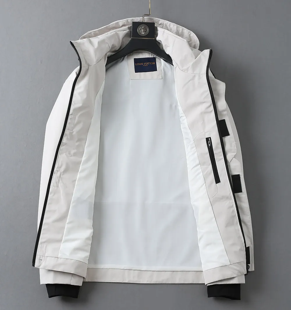 Hooded Technical Windbreaker Jacket D40023330 — view 3