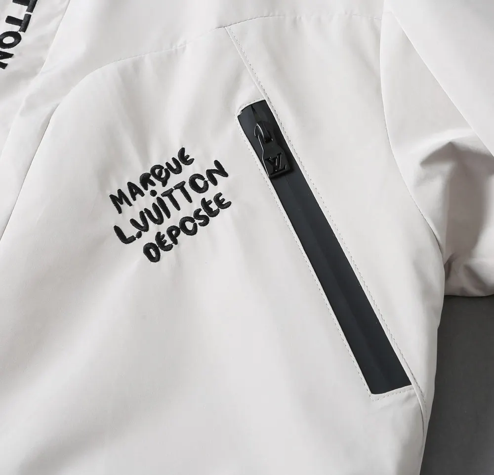 Hooded Technical Windbreaker Jacket D40023330 — view 6