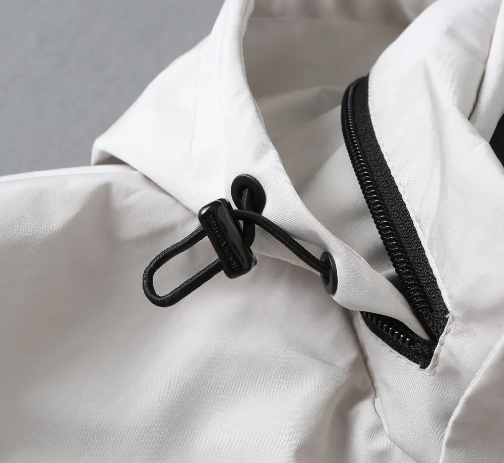 Hooded Technical Windbreaker Jacket D40023330 — view 11