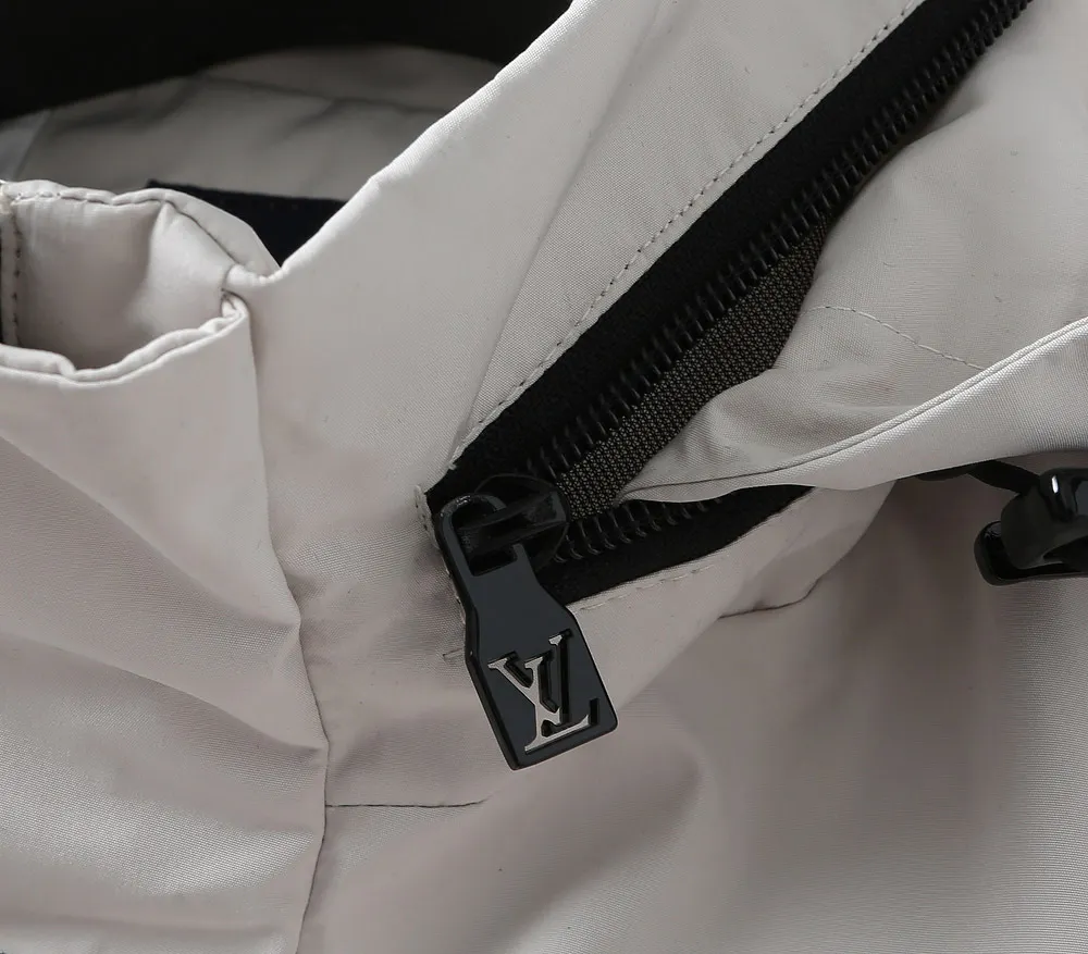Hooded Technical Windbreaker Jacket D40023330 — view 12