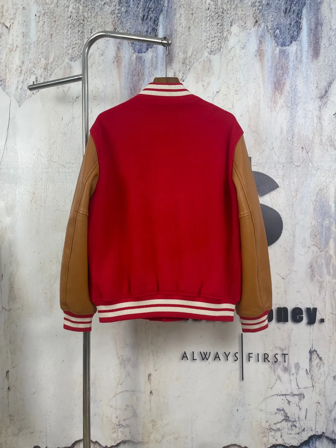 Louis Vuitton x Nigo Wool and Leather Varsity Jacket D41023298 — view 2