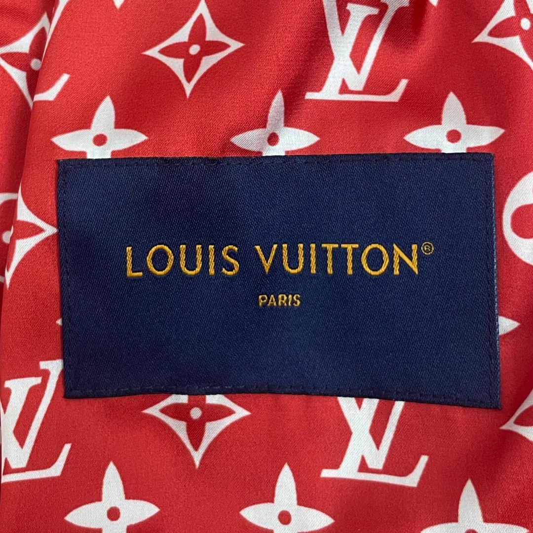 Louis Vuitton x Nigo Wool and Leather Varsity Jacket D41023298 — view 4
