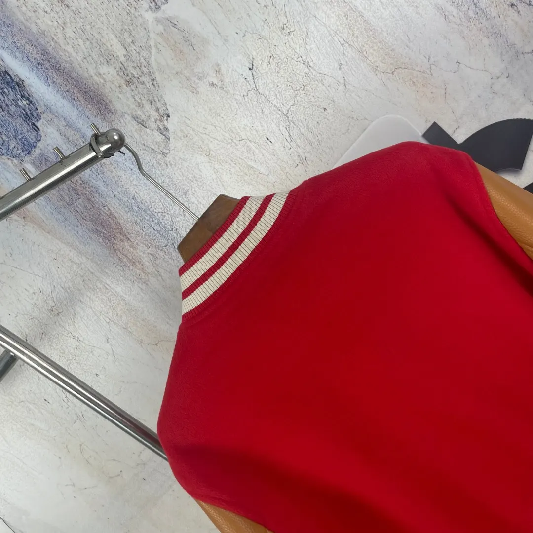 Louis Vuitton x Nigo Wool and Leather Varsity Jacket D41023298 — view 10