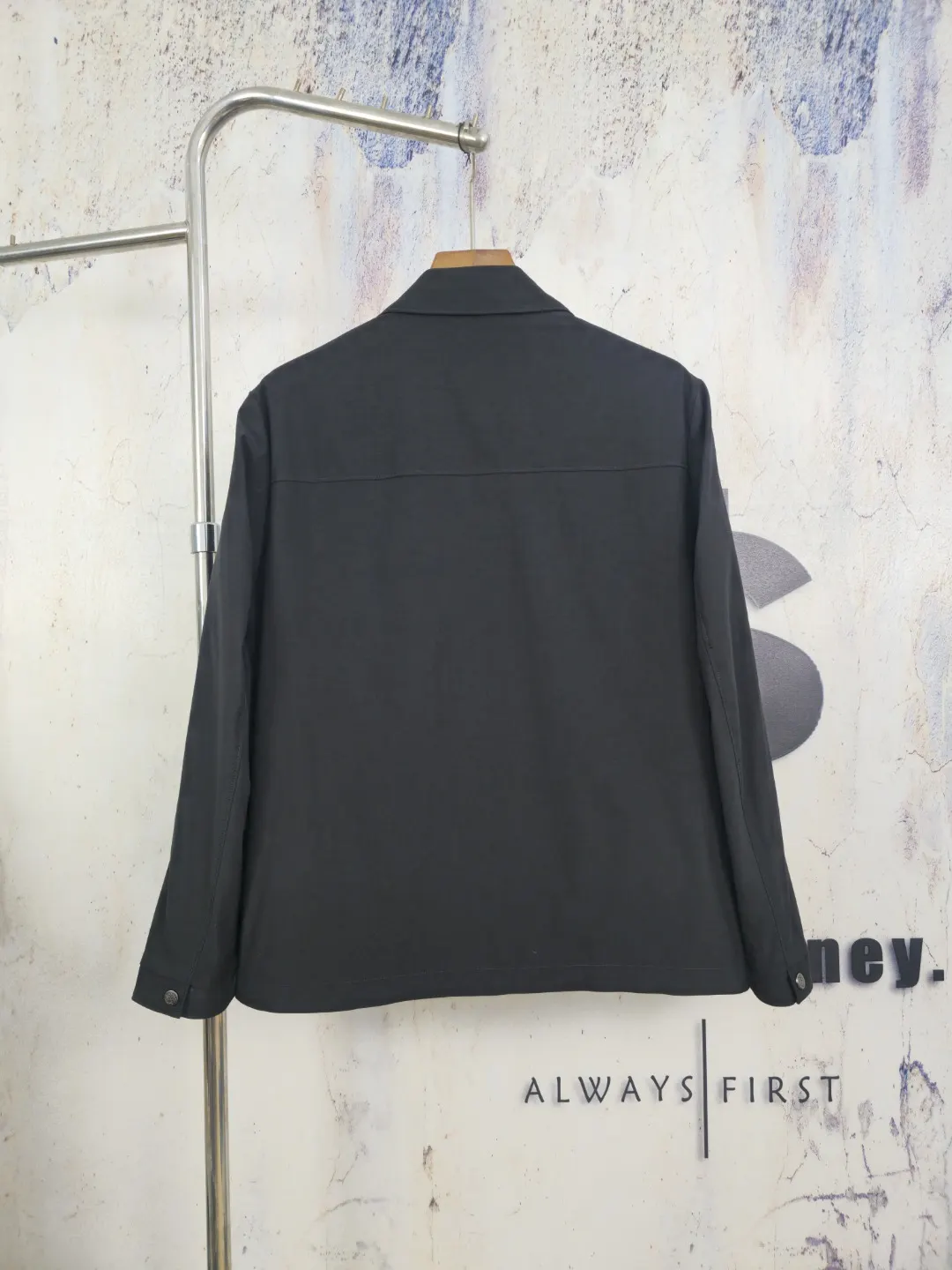 Technical Stretch-Shell Harrington Jacket D41523303 — view 2