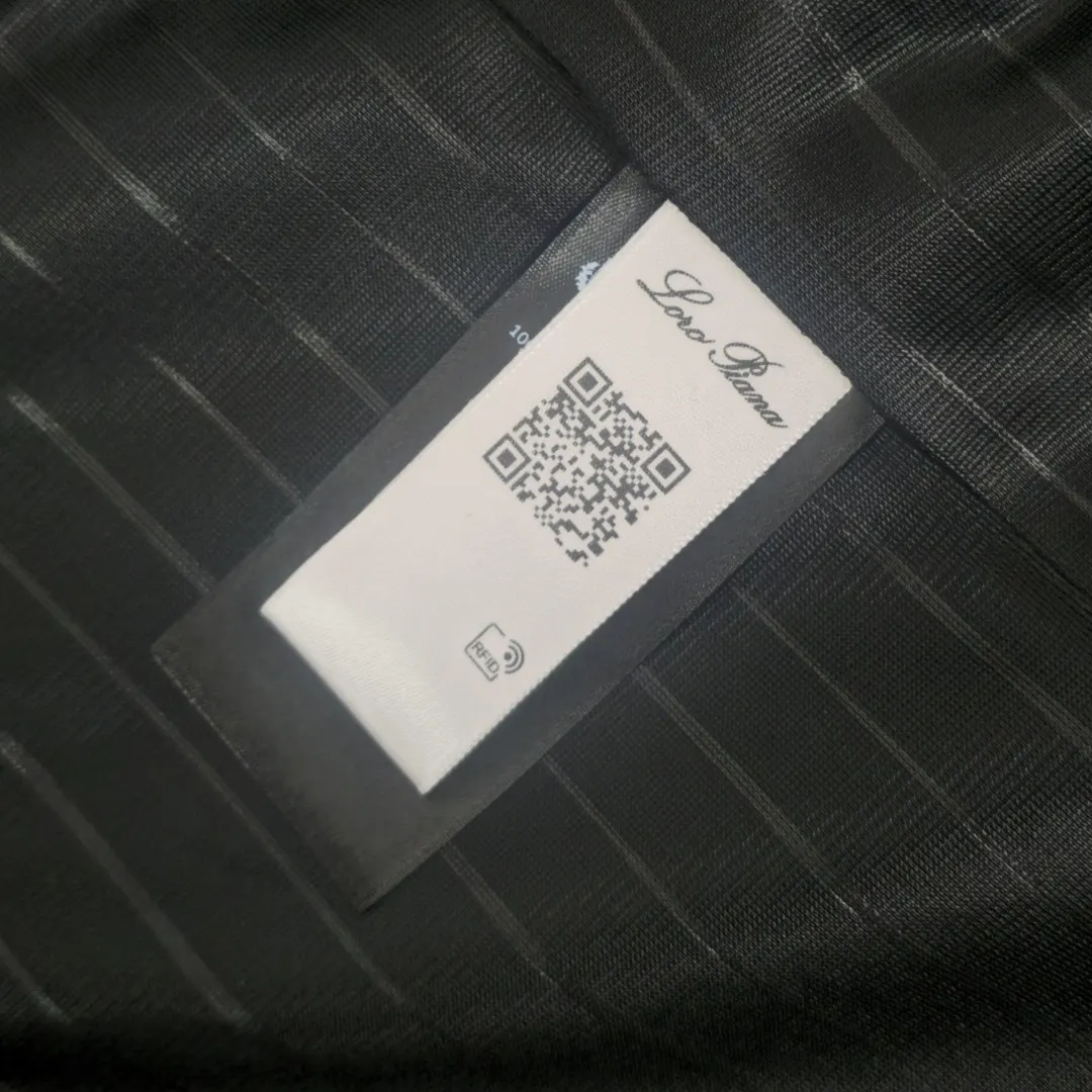 Pinstriped Ribbed-Trim Bomber Jacket D41523302 — view 13