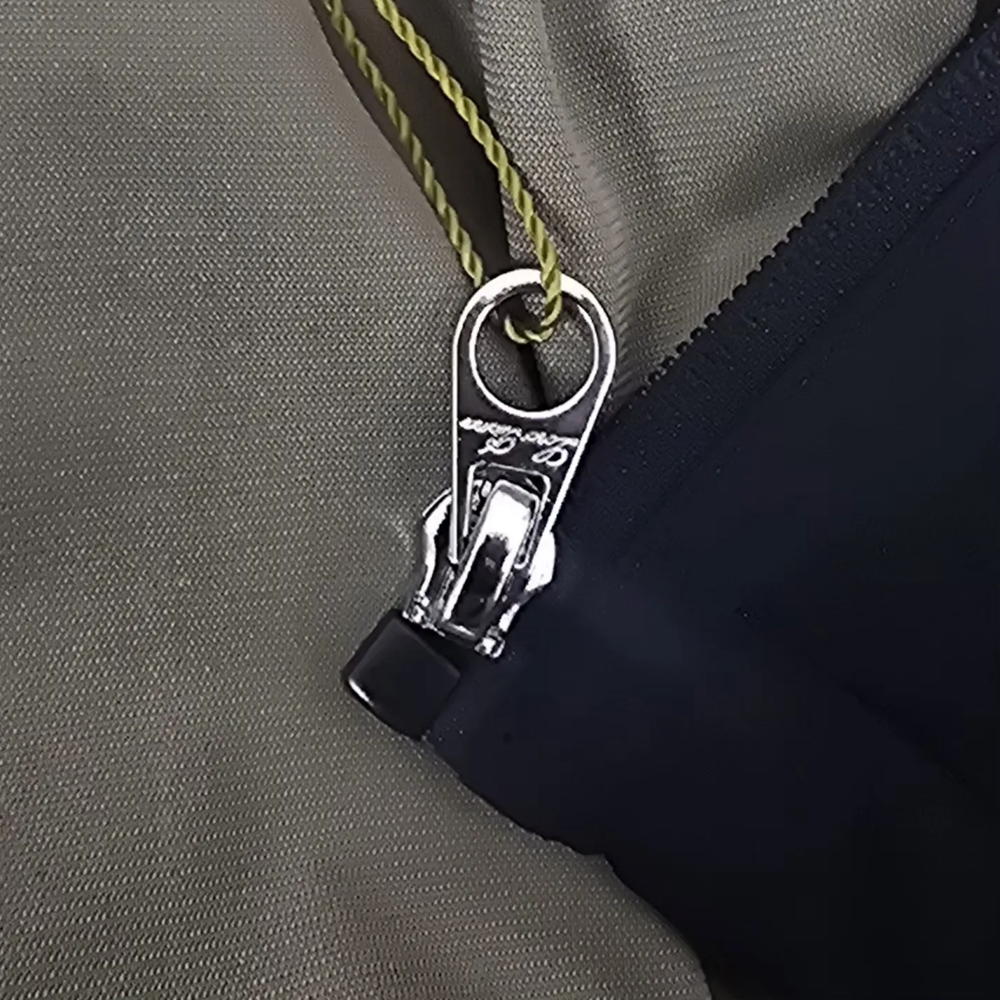 Pinstriped Ribbed-Trim Bomber Jacket D41523302 — view 14