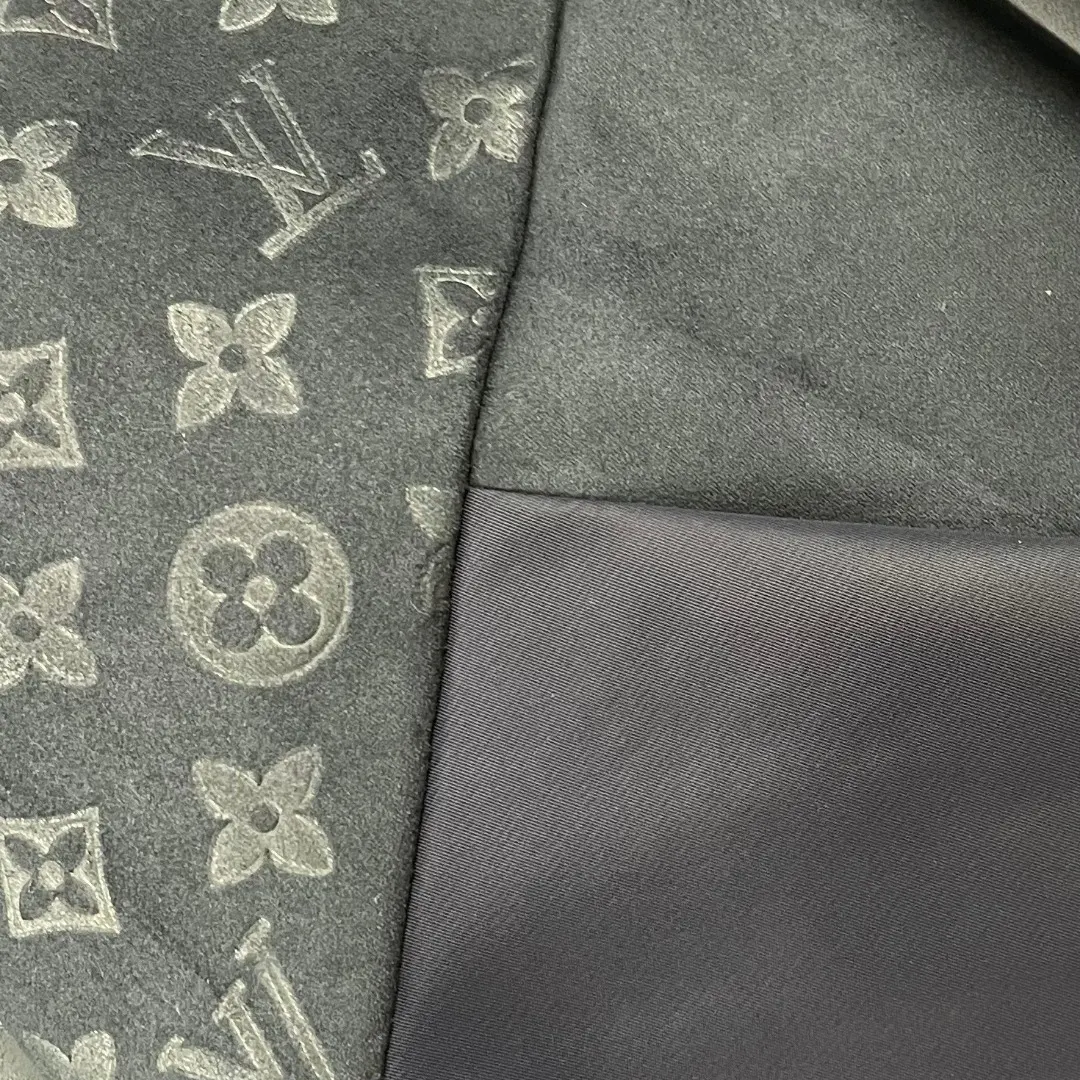 Monogram Mixed-Media Funnel-Neck Jacket D42023296 — view 7